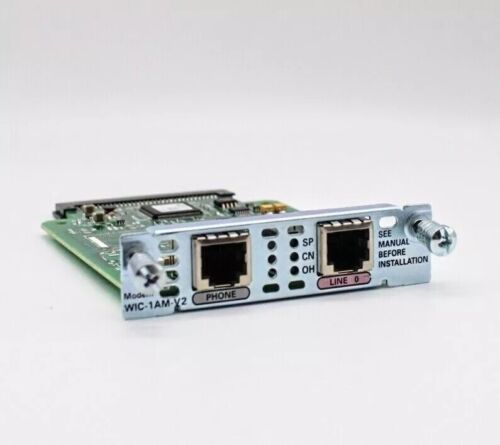 Cisco WIC-1AM-V2 One-Port Analog Modem Interface Karte schneller Versand - Bild 2 von 3