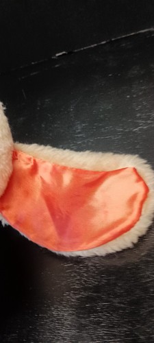 Vtg Early 70s Dollcraft Plush Puppy Dog Wind Up Musical Lullaby Satin Ears Works - Picture 4 of 8