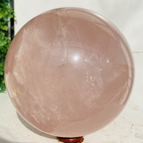 Natural Pink Rose Quartz Sphere Crystal Ball Reiki Healing 4640g - Picture 8 of 16