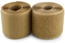 Velcro® 2" Inch Wide Beige Hook and Loop Set - Sew On Type - 2 FEET (24")