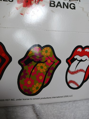 Juego de pegatinas The Rolling Stones A Bigger Bang 2005 - Imagen 4 de 7
