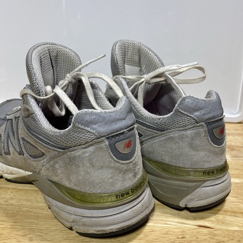 New Balance 990 V4 Grey Silver Running Shoes Mens 8 Womens 9.5 D Width USA Made - Picture 9 of 16