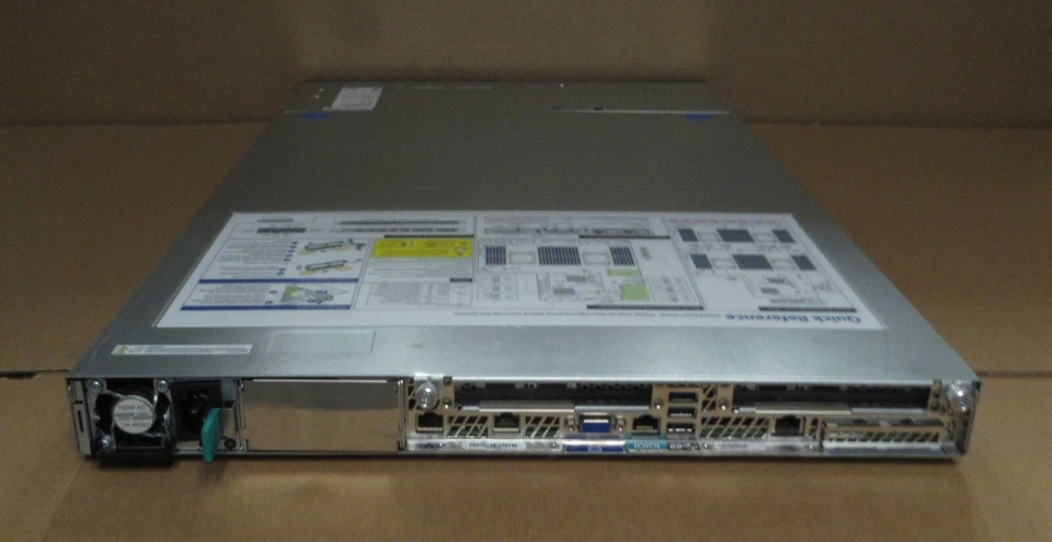 Intel R1000 2x Xeon E5-2667v3 3.2GHz 32GB Ram 1U RAID Rack Server - Image 2 of 3
