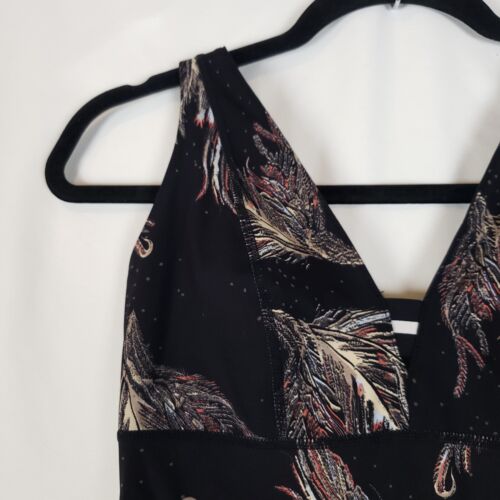Free People Good Karma Einteiler Body Anzug Damen Small Schwarz Neu mit Etikett - Bild 3 von 13