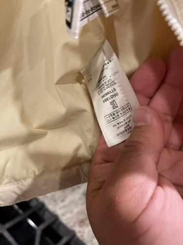 Kids Patagonia Nano Puff Diamond Quilted Jacket White Warmth Girls M 10 - Picture 5 of 6