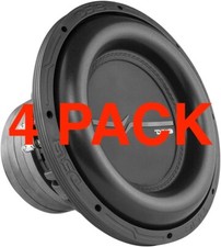 4 PACK DS18 ZXI12.4D 12" High Excursion Car Subwoofer 2000W Dvc 4 Ohm 4 Speakers
