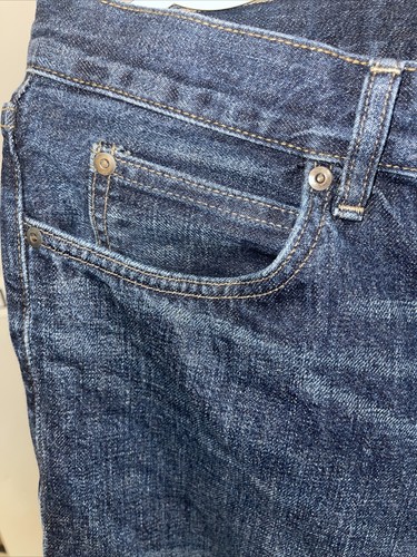 J Crew 32/32 Straight Dark Blue Jeans - Picture 4 of 10