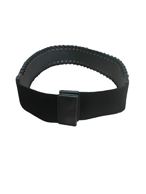 NWT Express Statement Belt NWT EXPRESS Black Leather Belt Rhinestone Jeweled RED X  main image 3