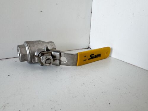 Pair Of OLD STOCK! SHARPE 1/4" BALL VALVE CF8M