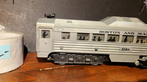 Marx Boston & Maine 2124 Budd Car - Picture 6 of 14