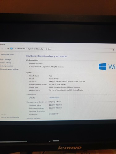PRC Desktop Computer Intel i3 8GB Ram 1TB Hard Drive Win 10 Wireless KB & Mouse - Picture 6 of 6