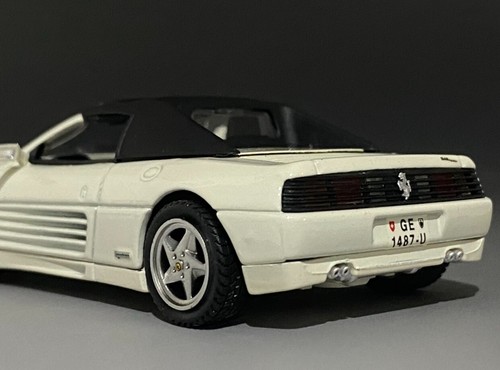 Bang 1/43 Ferrari 348 Spider Bianca 3.4L V8 Made in Italy 8012 - Picture 9 of 9