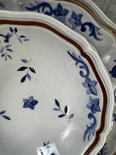 Longchamp France Normandie Ceramic Plates Bowls Set of 25 Pieces Hand Painted - Picture 15 of 23