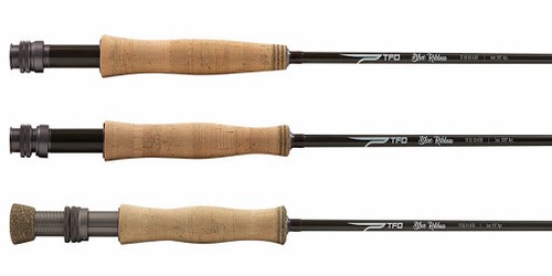 TFO TEMPLE FORK OUTFITTERS BLUE RIBBON 8' FOOT #3 WEIGHT 4PC FLY ROD - Picture 2 of 5