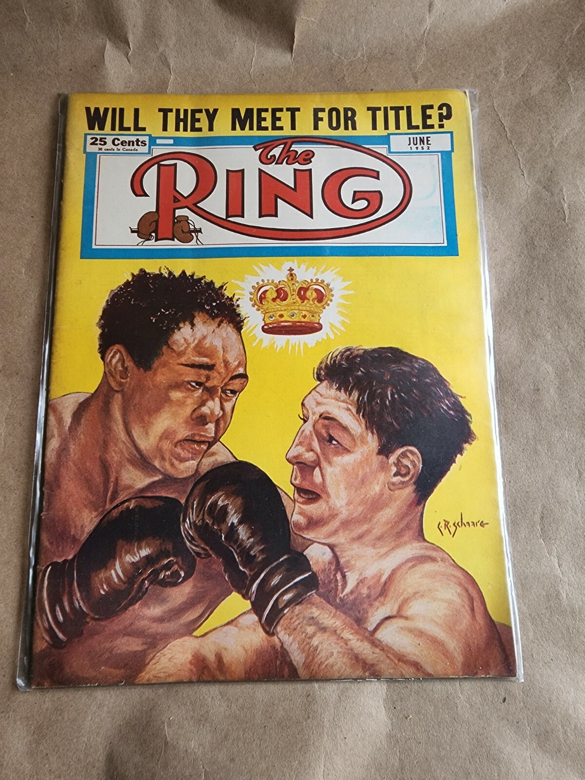 アメリカボクシング雑誌The RING 1952年6月号 アメリカボクシング雑誌The RING 1952年6月号