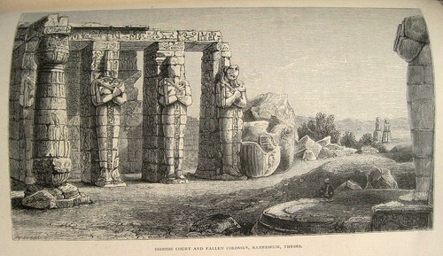 1891 EGYPT Ancient Egyptian THOUSAND MILES UP THE NILE Archaeology RUINS Antique - Picture 22 of 24