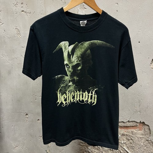 Behemoth Metal Goblin Demon Green Logo Black Unisex Band Concert T-Shirt Medium - Picture 1 of 4
