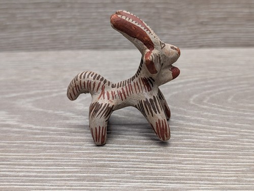 Menge 4 Ton Keramik Miniatur Tier Figuren Chiapas Mexikanische Volkskunst - Bild 8 von 24