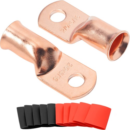 10/30 Stück Kupfer Batteriekabelschuhe Ringklemmen Kabelenden 1/0,2 AWG Drahtverbinder - Bild 15 von 44