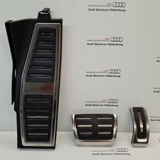 Original Audi Pedalkappen- Set aus Edelstahl für Automatik/ S-tronic, Audi A8 4N