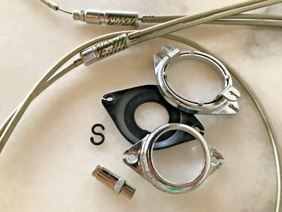 NOS Odyssey Gen 1 Gyro Detangler Cables Set Chrome Old School BMX