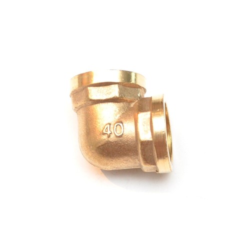1/2" Female BSP British 90 Degree Elbow Brass Fitting Fuel, Air, Water, Oil, Gas - Picture 1 of 6