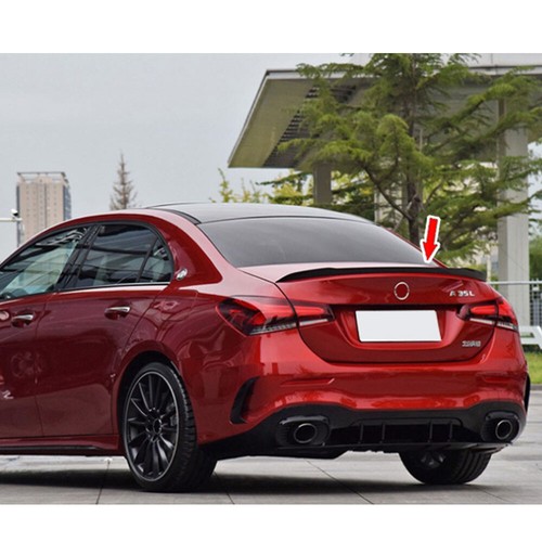 Painted Black For Mercedes Benz A Class A220 W177 4DR Sedan V Trunk Spoiler 2020 - Picture 2 of 5