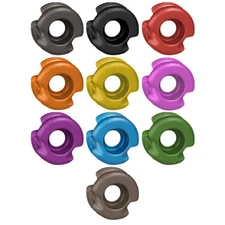 Radical Archery Design RAD Peeps Super Deuce 38 Purple Black Blue Green 1/4 3/16