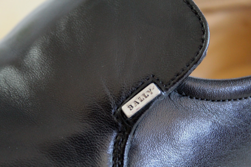 Vintage Bally BREME Men's Loafers Shoes Black Leather. US Size 7.5 EEE - Picture 5 of 13