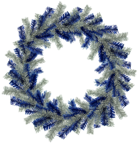 18'' Tinsel Christmas Wreath Hand-Made Artificial PVC Winter Holiday Door Wall - Picture 112 of 121