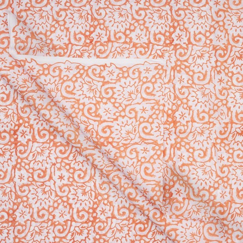 5 Yards Fabric Indian Floral Block Print Cotton Fabric Sewing Fabric - Picture 5 of 7