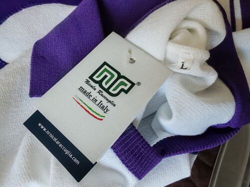 AC Fiorentina Jersey 1984/85 Vintage Ennerre NR Reissue Shirt Jersey #8 Socrates - Picture 16 of 18