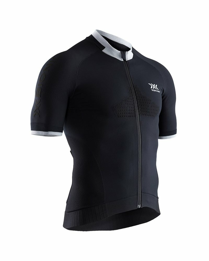 X-bionic Invent Bike Race Zip S kort Sleeve Shirt man, Opal zwart Arctic X-bionic Invent Bike Race Zip S kort Sleeve Shirt man, Opal zwart Arctic