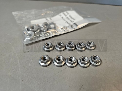 20x NEW GENUINE BMW FLANGE NUT M6 7801713 - Picture 5 of 12