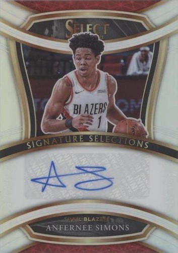 2020-21 Panini Spectra “In The Zone” Anfernee Simons Auto /49 | eBay