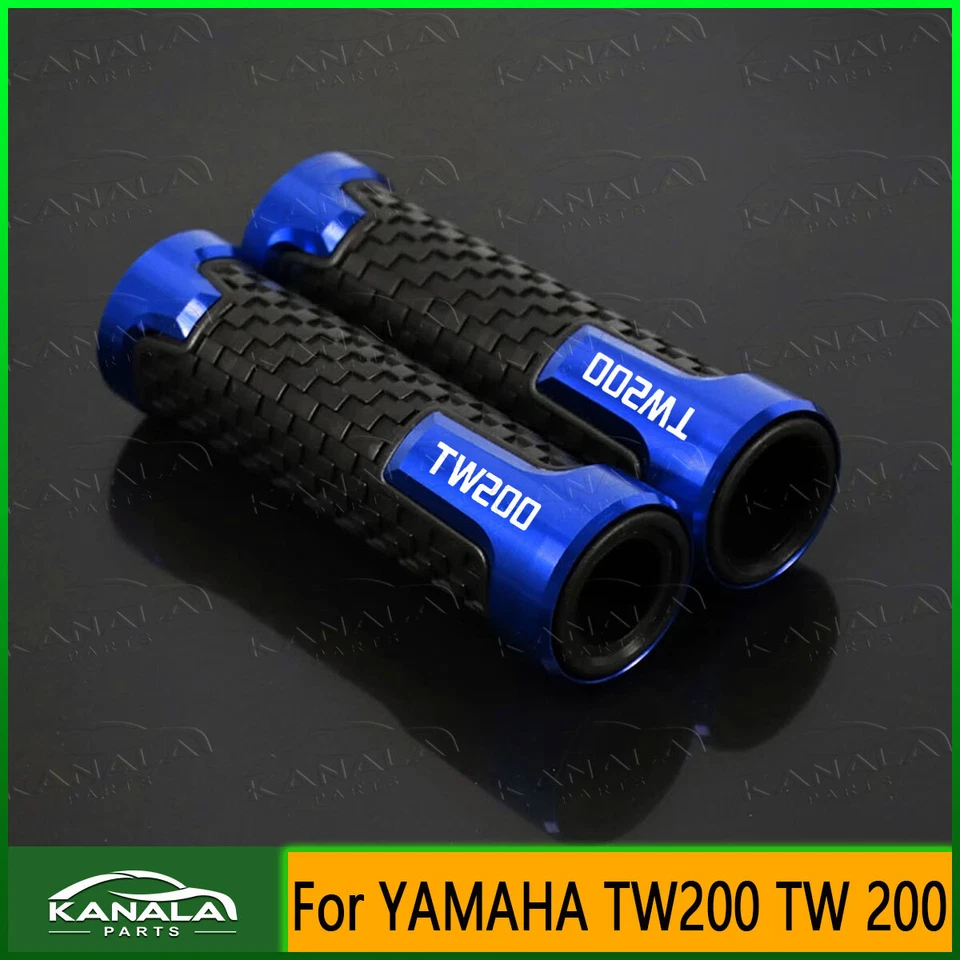 LOGO TW200 7/8'' 22MM Handlebar Handle Hand Grips For YAMAHA TW200 TW 200 - Image 2 of 4