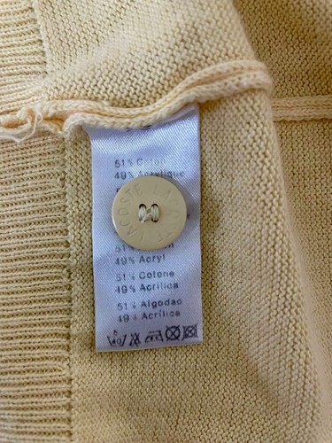 Vintage Lacoste Lemon Cardigan Sweater - Picture 3 of 3
