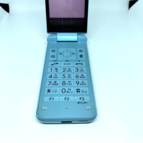 KYOCERA KYF42 GRATINA KEITAI ANDROID FLIP PHONE UNLOCKED Light blue from Japan - Afbeelding 7 van 9