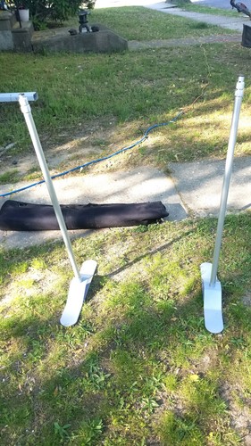 ESPOSITORE / SUPPORTO PER INSEGNE BANNER IN METALLO CON CUSTODIA DA VIAGGIO - Foto 8 di 24