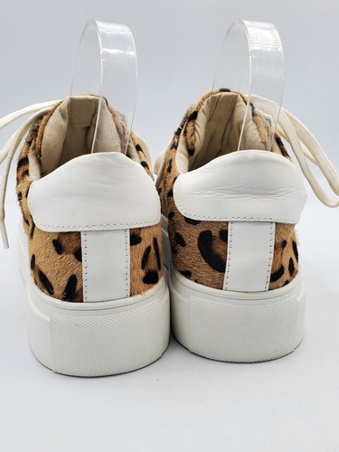 Myra Tasche Gr. 8 / 38 Leopard Hairon Leder Plateau Sneaker Freizeit Sneaker Schuhe - Bild 3 von 12