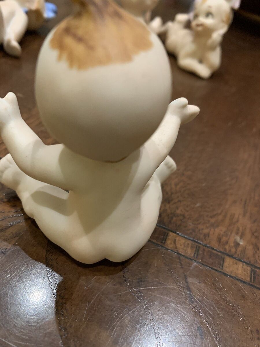Vintage/Antique Authentic Set Of 5 Bisque Kewpie Dolls @ 2