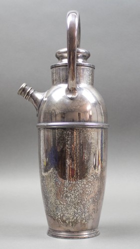 Poole Silver Co. Revere E.P.N.S. Milk Churn Martini Cocktail Shaker Art Deco VTG - Picture 3 of 7