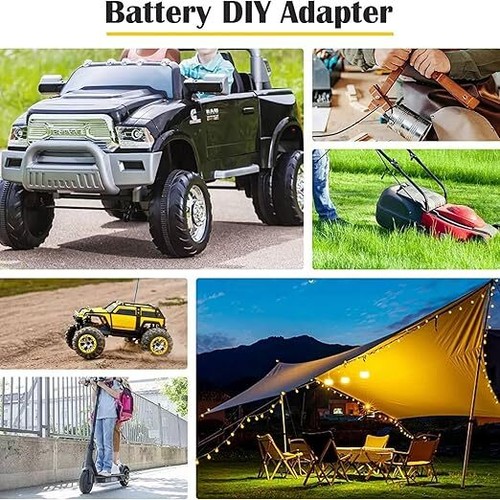 Power Connector DIY Battery Adapter Holder Dock For DeWalt 18V/20V Max Battery - Picture 9 of 15