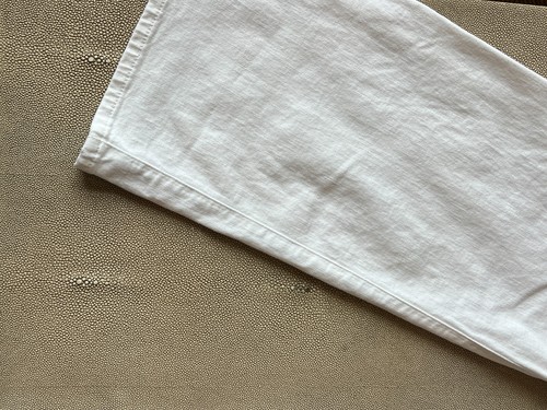 FRAME LE SLIM PALAZZO WHITE WIDE LEG STRAIGHT JEANS SZ 29 - Picture 9 of 9
