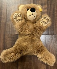 Steiff Bear Molly Cuddly Soft Teddy Bear With Orange Ear Button Tag 022067