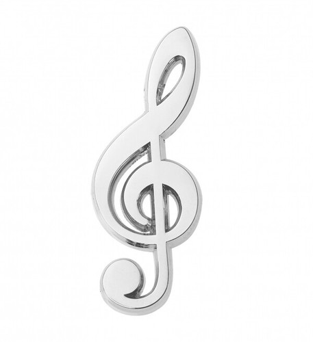 Music Treble Clef lapel pin badge. GOLD BRONZE SILVER NICKEL. NICE GIFT PRESENT - Bild 4 von 10