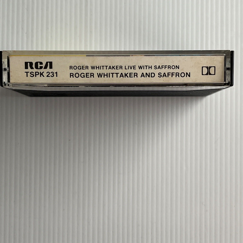 Roger Whittaker Live With Saffron Vintage 1975 Music Cassette Tape RARE - Picture 3 of 5