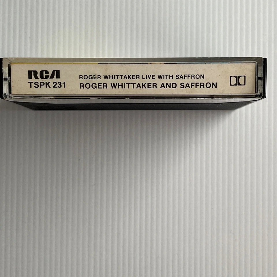 Roger Whittaker Live With Saffron Vintage 1975 Music Cassette Tape RARE - Image 3 of 4