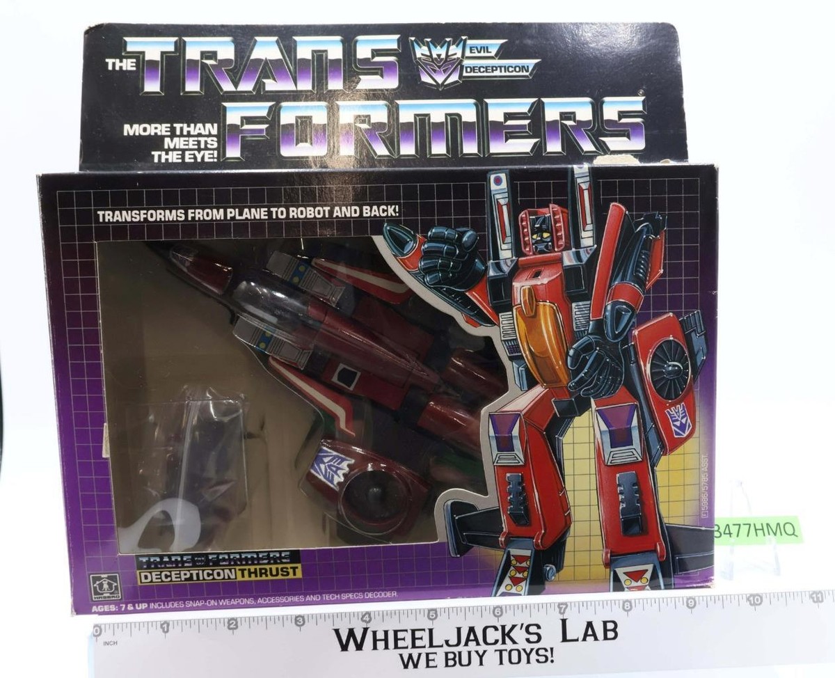 Thrust 100% Complete W/ NICE BOX & FIGURE 1985 Vintage G1