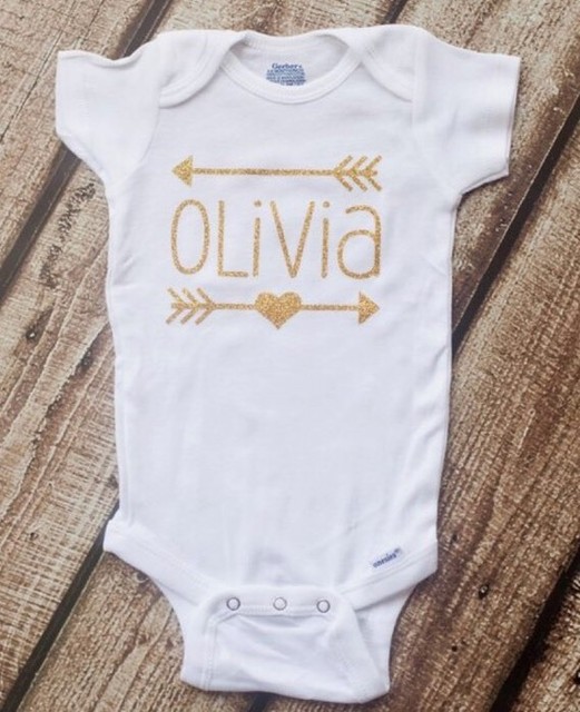personalized baby name onesie